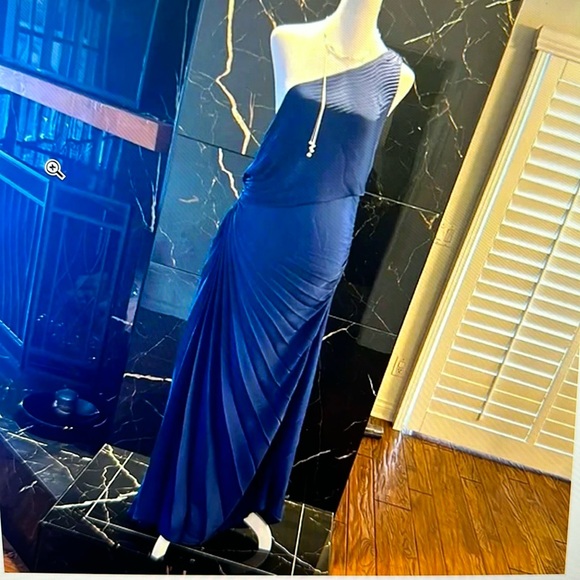 House of Harlow 1960 | Dresses | House Of Harlow 96 Nwt Navy Blue One Shoulder Pleated Dress